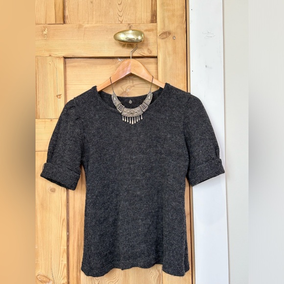 Alpaca Wool knit top / handmade - Picture 1 of 8